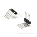 2.54mm Pin header Single Row Right Angle 4P